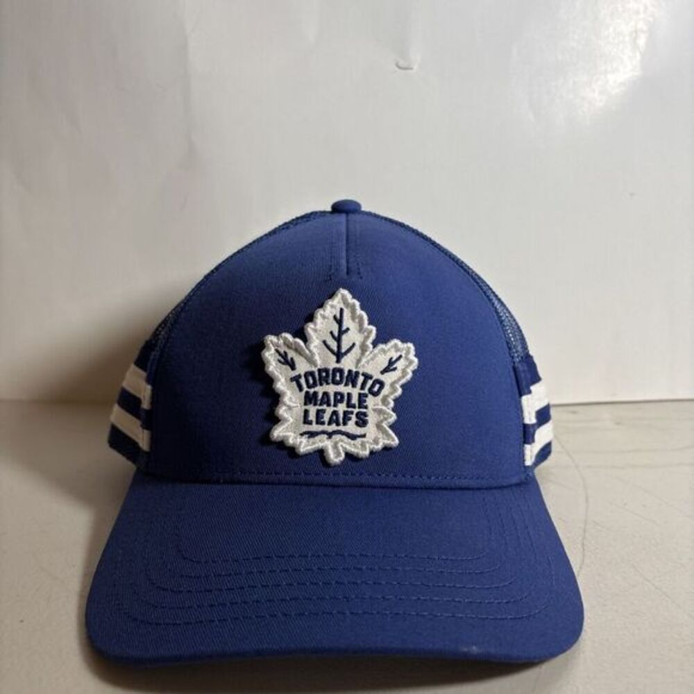 American Needle Toronto Maple Leafs Blue NHL Mesh‎ Snapback Hat NEW